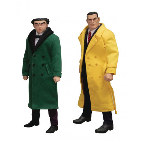 DICK TRACY VS FLATTOP BOX SET DICK TRACY FIGURINES 17 CM