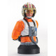 RED LEADER STAR WARS EPISODE IV BUSTE 15 CM