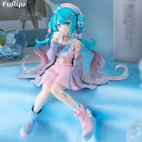 MIKU LOVE SAILOR GREY COLOR VER HATSUNE MIKU NOODLE STOP FIGURE 15 CM