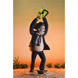 PRETTY WOMAN LEATHERFACE TEXAS CHAINSAW MASSACRE TOONY TERRORS FIGURINE 50TH ANNIVERSARY 15 CM