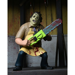 LEATHERFACE BLOODY TEXAS CHAINSAW MASSACRE TOONY TERRORS FIGURINE 50TH ANNIVERSARY 15 CM