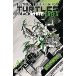 TMNT BLACK WHITE GREEN TP 