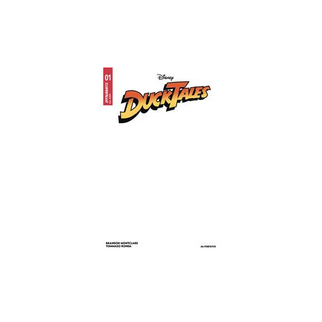 DUCKTALES 1 CVR H BLANK AUTHENTIX