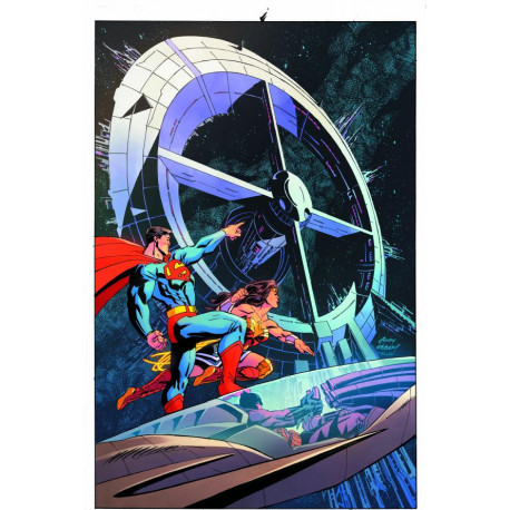 JUSTICE LEAGUE UNLIMITED 1 CVR C ANDY KUBERT CARD STOCK VAR