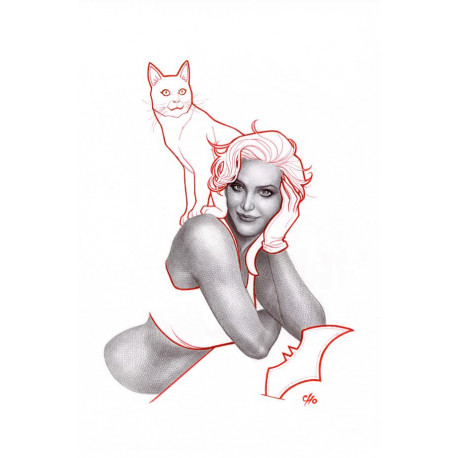 CATWOMAN 70 CVR B FRANK CHO CARD STOCK VAR