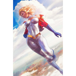 POWER GIRL 15 CVR C TIAGO DA SILVA CARD STOCK VAR