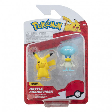 POKEMON GEN IX PACK 2 FIGURINES BATTLE FIGURE PACK PIKACHU COIFFETON 5 CM