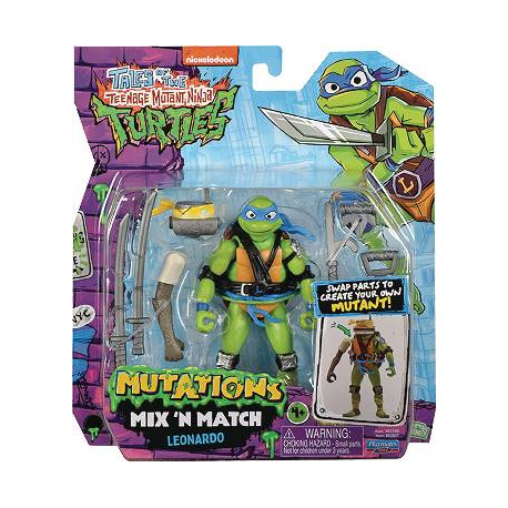 LEONARDO TALES OF TMNT MIX N MATCH ACTION FIGURE 10CM