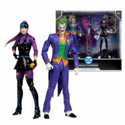 THE JOKER & PUNCHLINE DC MULTIVERSE PACK DE 2 FIGURINES 18 CM