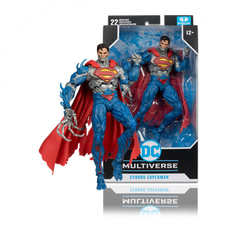 CYBORG SUPERMAN NEW 52 DC MULTIVERSE FIGURINE 18CM