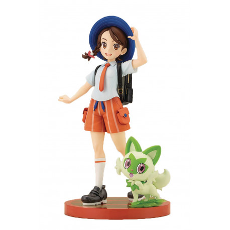 POKEMON JULIANA WITH SPRIGATITO ARTFX J STATUE 20 CM