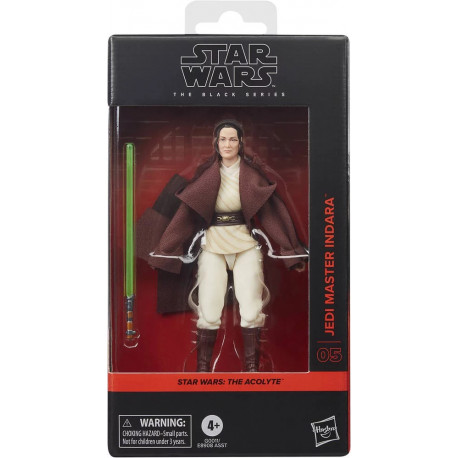 JEDI MASTER INDARA STAR WARS THE ACOLYTE BLACK SERIES FIGURINE 15 CM