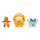 POKEMON PACK 3 FIGURINES BATTLE FIGURE SET SALAMECHE GALARIAN DARUMAKA PSYKOKWAK 5 CM