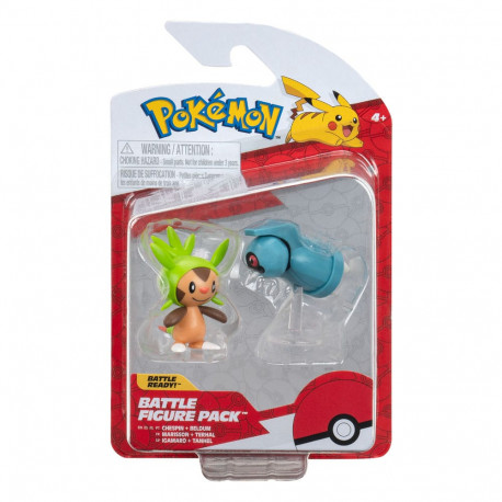 POKEMON PACK 2 FIGURINES BATTLE FIGURE FIST PARTNER SET MARISSON TERHAL 5 CM