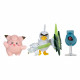 POKEMON PACK 3 FIGURINES BATTLE FIGURE SET MELOFEE TERHAL PALARTICHO 5 CM