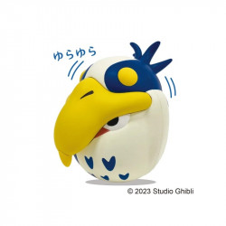 GRANDE FIGURINE ROLY POLY HERON CENDRE