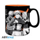 NARUTO MUG 460 ML GROUPE NOIR ET BLANC