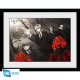 TOKYO GHOUL RE TIRAGE ENCADREE PRINT RED FLOWER