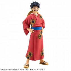 MONKEY D LUFFY YUKATA VERSION ONE PIECE DXF THE GRANDLINE SERIES