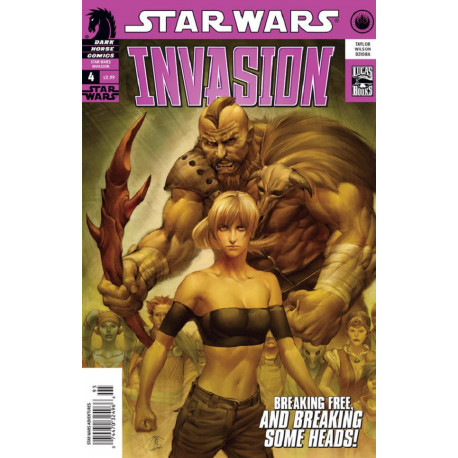 STAR WARS INVASION 4 SIGNED BY TOM TAYLOR