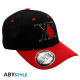 HUNTER X HUNTER CASQUETTE NOIR ET ROUGE EMBLEME