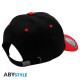 HUNTER X HUNTER CASQUETTE NOIR ET ROUGE EMBLEME