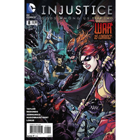 INJUSTICE 8 YEAR 2 SIGNED BY TOM TAYLOR