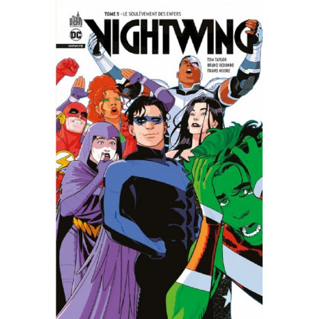 NIGHTWING INFINITE 5 EX LIBRIS SIGNE PAR TOM TAYLOR