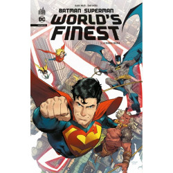 BATMAN SUPERMAN WORLD'S FINEST TOME 1 JAQUETTE EXCLUSIVE SIGNE PAR DAN MORA