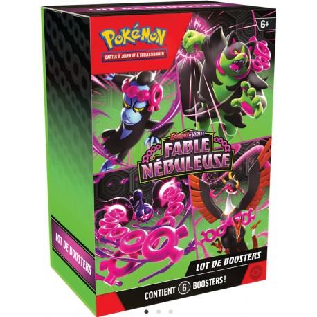 POKEMON BUNDLE 6 BOOSTERS FABLE NEBULEUSE