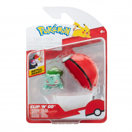 BULBIZARRE N1 ET POKE BALL POKEMON CLIP N GO POKE BALLS