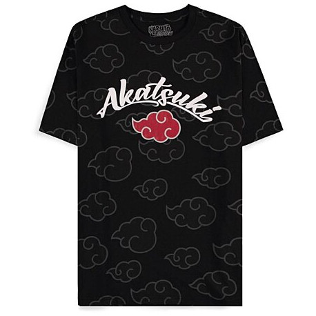 NARUTO AKATSUKI ALL OVER T SHIRT TAILLE XL