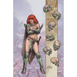 RED SONJA DEATH AND THE DEVIL 4 CVR E LINSNER METAL PREMIUM