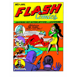 FLASH COMICS 1 FACSIMILE EDITION CVR A SHELDON MOLDOFF