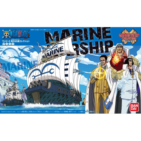 MARINE SHIP ONE PIECE MAQUETTE GRAND SHIP COLLECTION 15CM