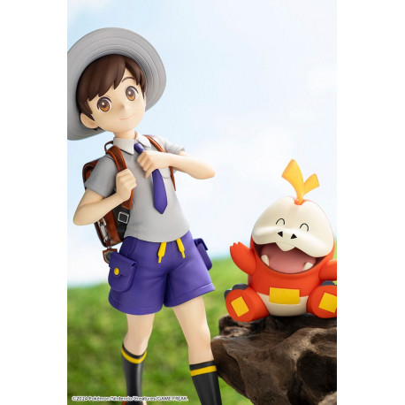 FLORIAN ET CHOCHODILE POKEMON STATUETTE PVC ARTFXJ 20 CM