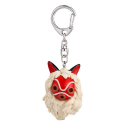 PORTE CLES MASQUE DE SAN ET KODAMA PRINCESSE MONONOKE