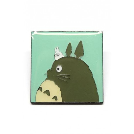 PINS TOTORO GRIS ET BLANC DE PROFIL