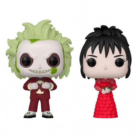 BEETLEJUICE 2 PACK 2 POP MOVIES BEETLEJUICE AND LYDIA DEETZ 9CM