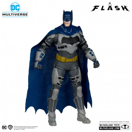 THE FLASH DC MULTIVERSE FIGURINE BATMAN PLATINUM EDITION 18 CM