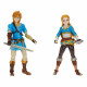 PRINCESSE ZELDA ET LINK THE LEGEND OF ZELDA PACK 2 FIGURINES 10 CM