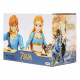 PRINCESSE ZELDA ET LINK THE LEGEND OF ZELDA PACK 2 FIGURINES 10 CM