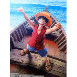 MONKEY D LUFFY ROMANCE DAWN ONE PIECE FIGURINE S H FIGUARTS 15 CM