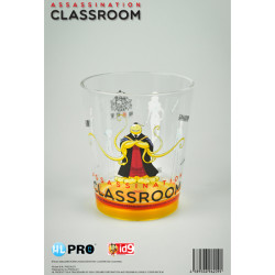 KORO ASSASSINATION CLASSROOM VERRE PLASTIQUE 10 X 8 CM