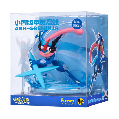 SACHA AMPHINOBI ASH GRENINJA POKEMON FUNISM PRIME FIGURE MINI 10 CM