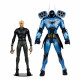 DC MULTIVERSE PACK 2 FIGURINES ROOKIE AND MR BLOOM GOLD LABEL 18 CM