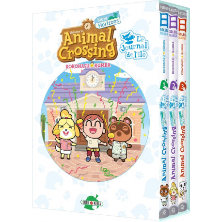 ANIMAL CROSSING - LE JOURNAL DE L'ILE - COFFRET T01 A T03 NED