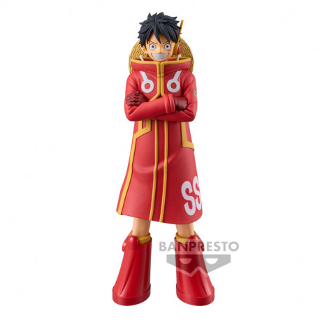 ONE PIECE THE GRANDLINE SERIES EGG HEAD FIGURINE LUFFY 16 CM