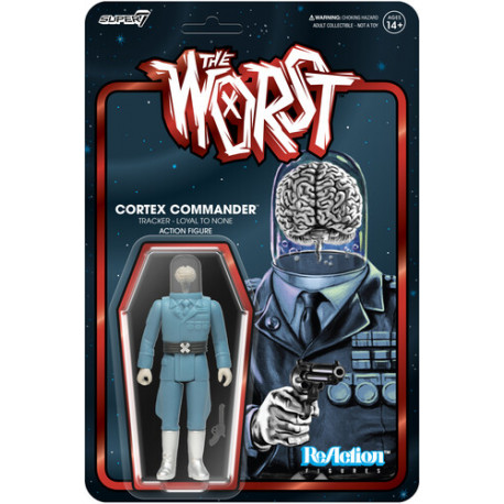 CORTEX COMMANDER SUPER7 THE WORST REACTION WV6 SCUM SQUAD ACTION FIGURE 10 CM