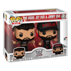 USO BROTHERS WWE PACK 2 POP VINYL FIGURINES 9 CM